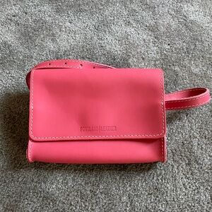 NWOT Portland Leather basic belt bag. Premium leather, Tulip color.